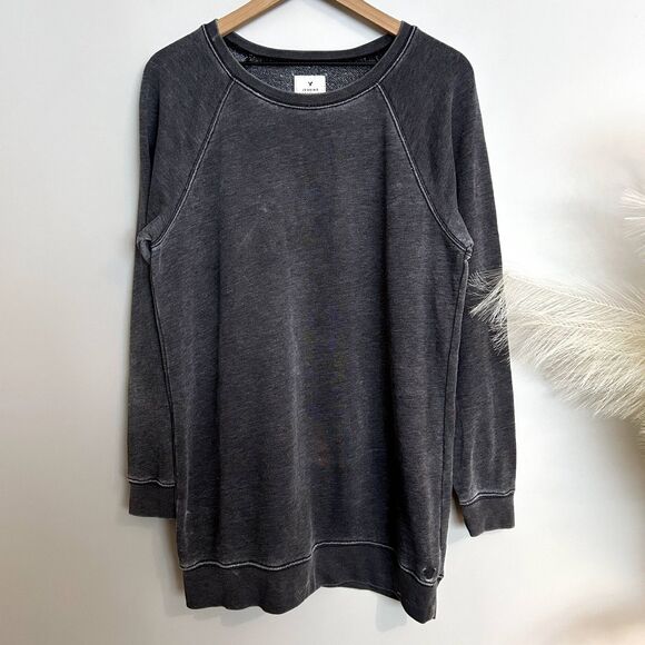 American Eagle Grey Oversized Sweatshirt - Picture 1 of 6